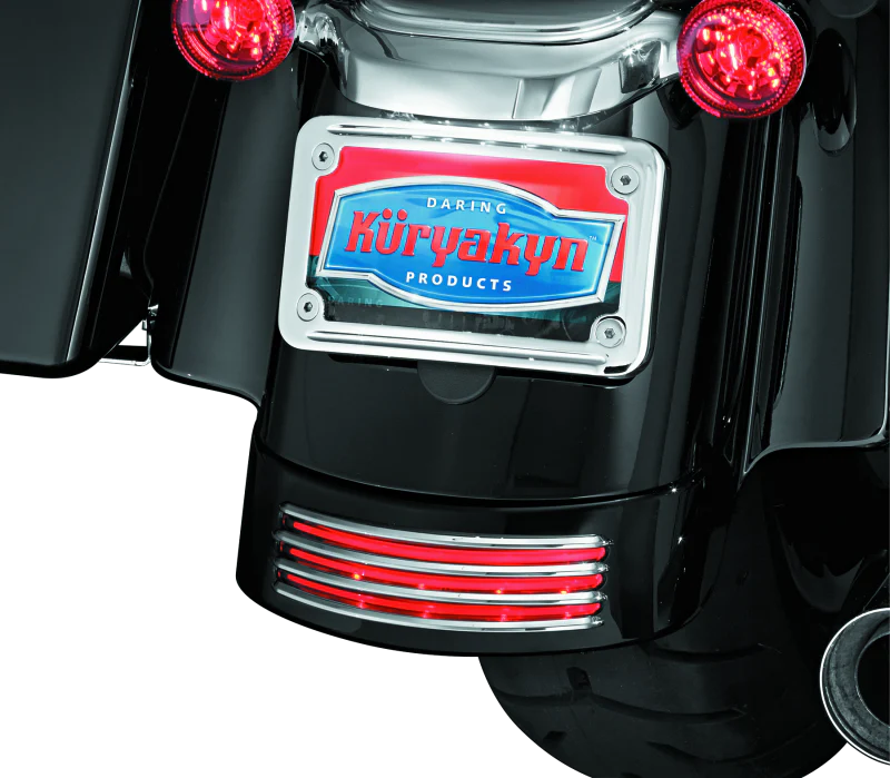 Kuryakyn Rear Fender Accents FLHX & FLTR Models Chrome - Image 10