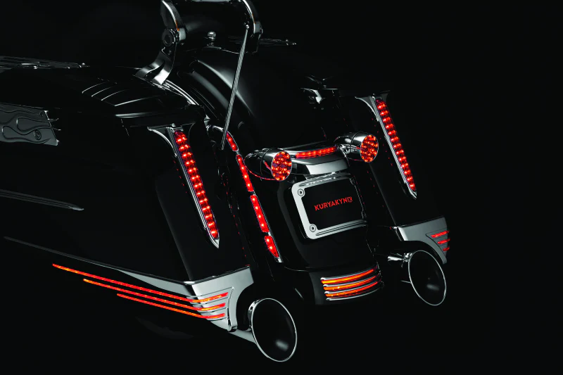 Kuryakyn Rear Fender Accents FLHX & FLTR Models Chrome - Image 12