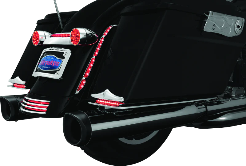 Kuryakyn Rear Fender Accents FLHX & FLTR Models Chrome - Image 13