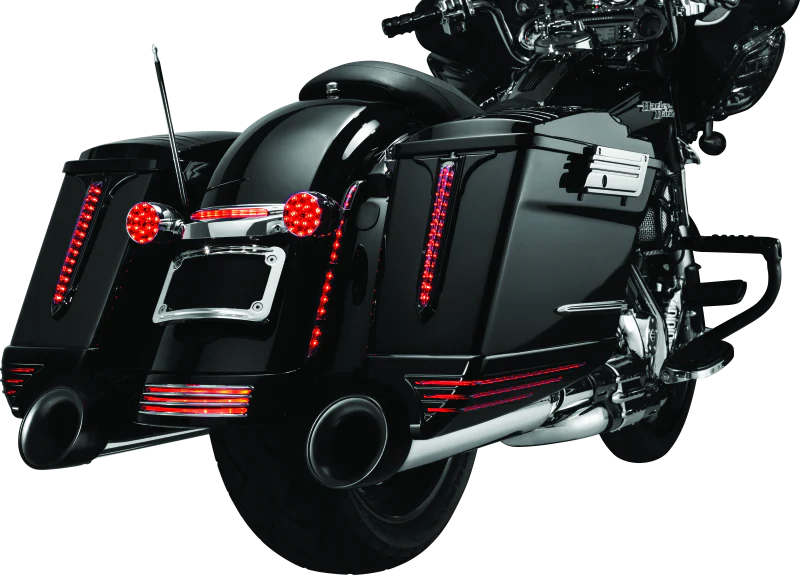 Kuryakyn Rear Fender Accents FLHX & FLTR Models Chrome - Image 6