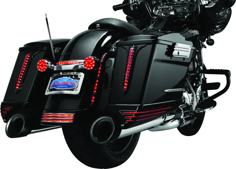Kuryakyn Rear Fender Accents FLHX & FLTR Models Chrome - Image 7