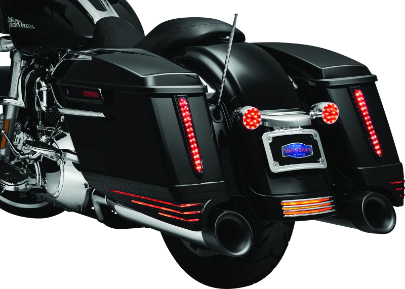 Kuryakyn Rear Fender Accents FLHX & FLTR Models Chrome - Image 8