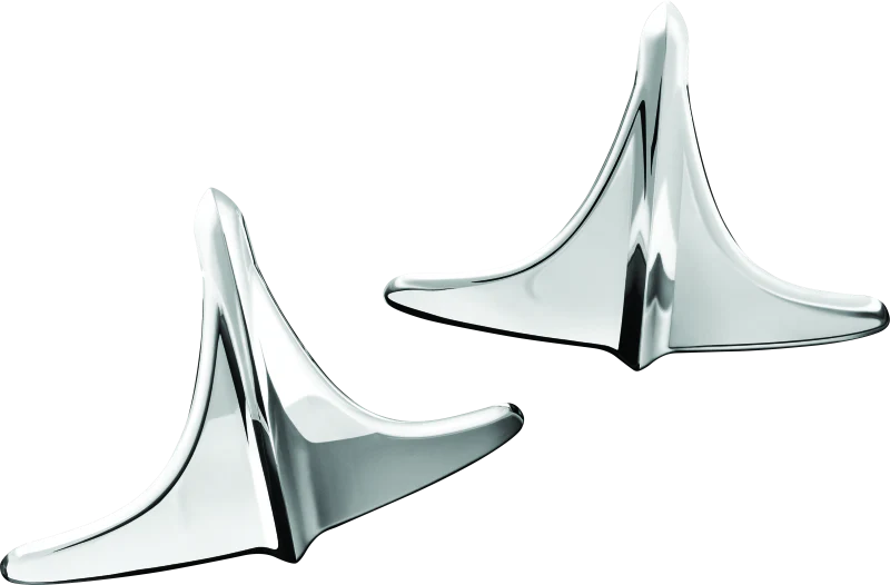 Kuryakyn Rear Fender Accents, Leading Edge, Chrome
