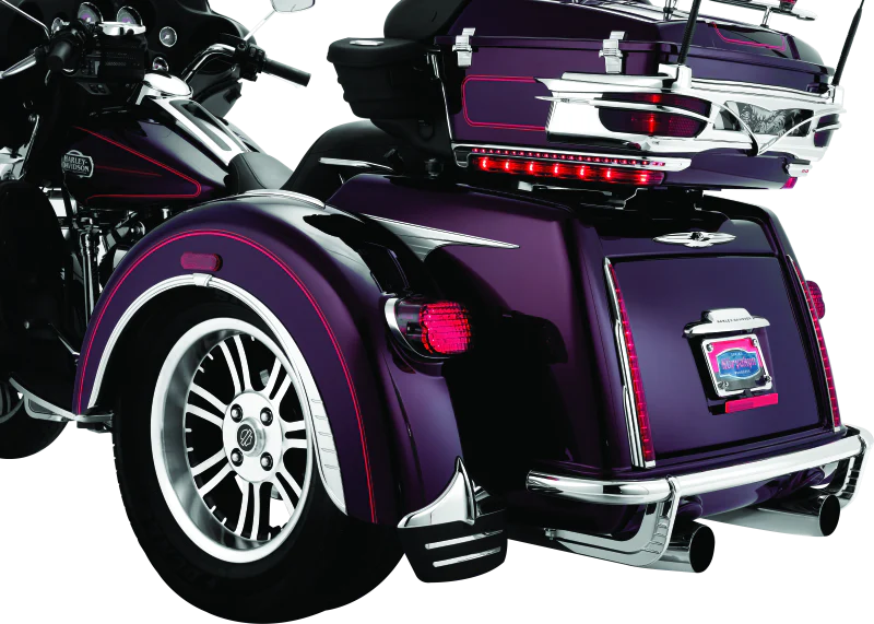 Kuryakyn Rear Fender Flares For Trikes Chrome - Image 3