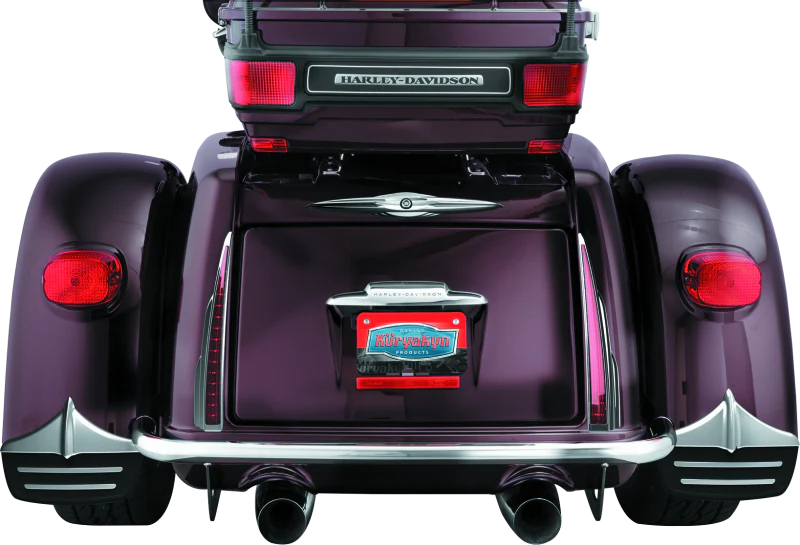 Kuryakyn Rear Mud Flaps For Trikes Chrome