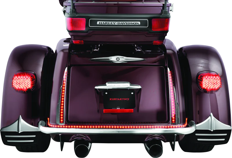 Kuryakyn Rear Mud Flaps For Trikes Chrome - Image 4