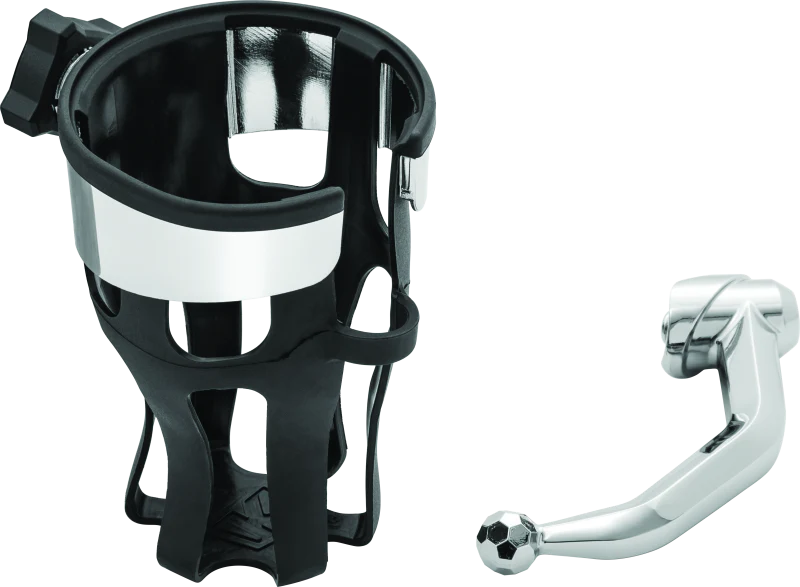 Kuryakyn Reflex Drink Holder Honda Goldwing DCT Handlebar Left Side Mount Chrome