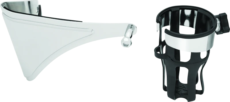 Kuryakyn Reflex Drink Holder Right Side HD Touring Passenger Mount 14 and Up Chrome