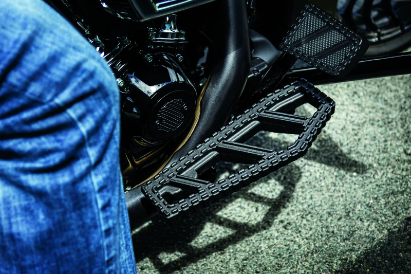 Kuryakyn Riot Brake Pedal Pad FL Models Satin Black - Image 2