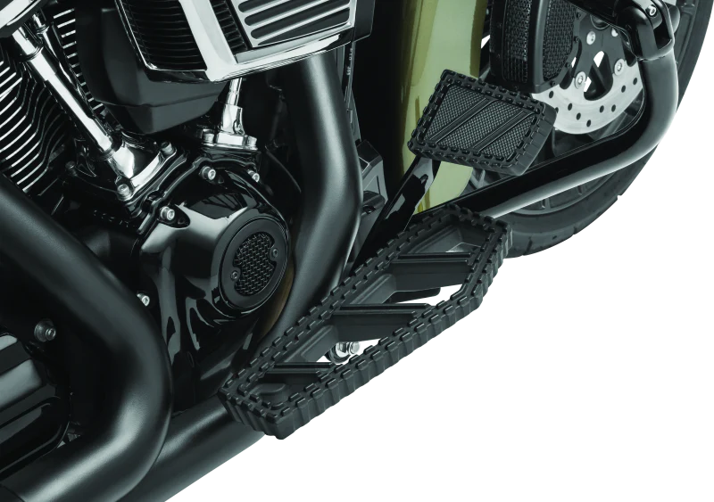 Kuryakyn Riot Brake Pedal Pad FL Models Satin Black - Image 3