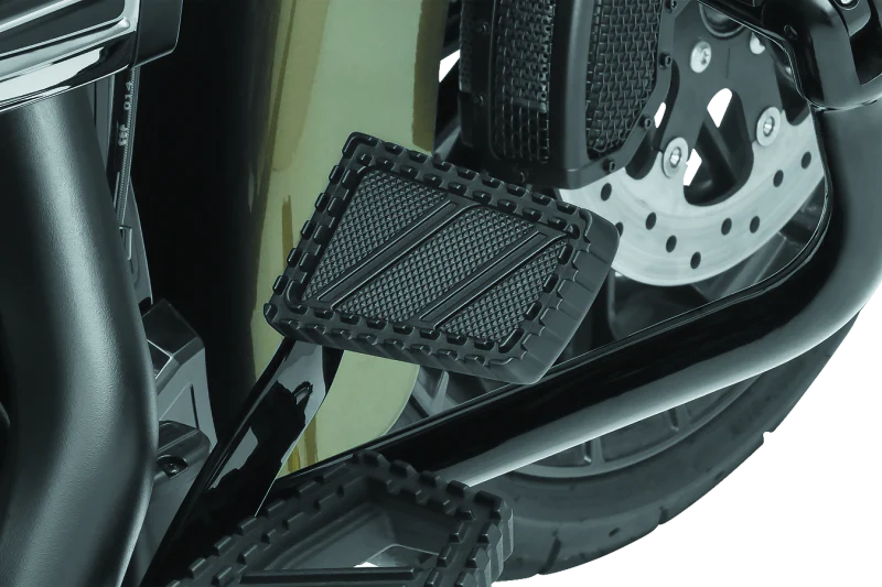 Kuryakyn Riot Brake Pedal Pad FL Models Satin Black - Image 4