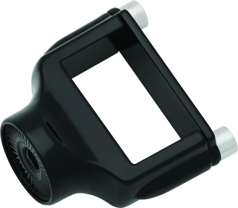 Kuryakyn Side Mount License Plate Holder Clamp 86-22 XL Models Gloss Black