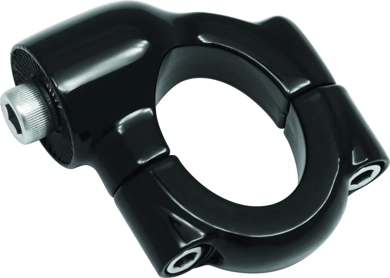 Kuryakyn Side Mount License Plate Holder Clamp Softail Models Gloss Black