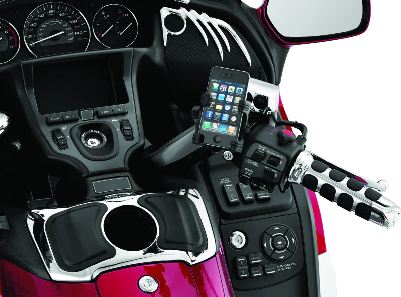 Kuryakyn Tech Connect Perch Mount Black Standard - Image 2
