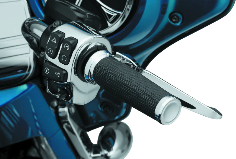 Kuryakyn Thresher Grips Throttle-By-Wire Chrome - Image 2