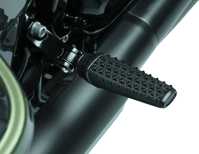 Kuryakyn Thresher Pegs With Adapter Black