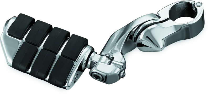 Kuryakyn Tour-Tech Cruise 4in Mount Arm With Dually ISO Pegs 1-1/4in Clamp Chrome