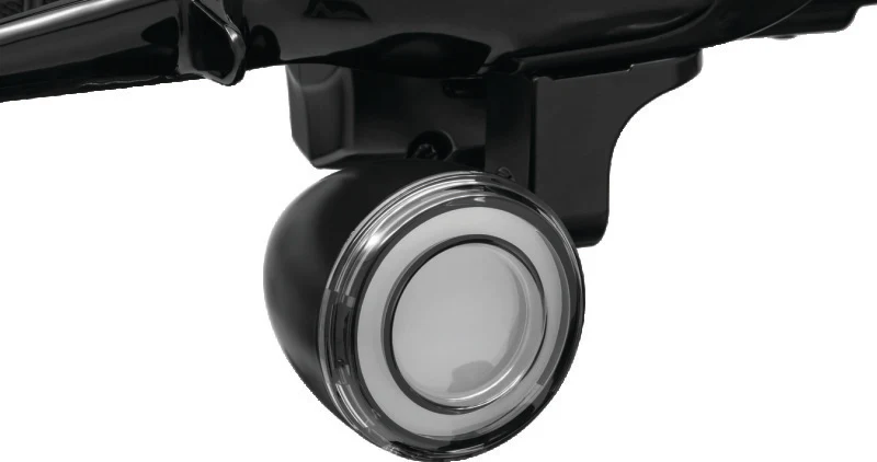 Kuryakyn Tracer L.E.D. Front Turn Signal Insert, White/Amber Light, Smoke Lens 1157 - Image 10