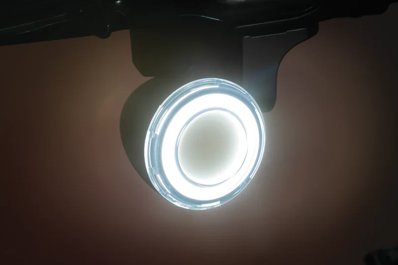 Kuryakyn Tracer L.E.D. Front Turn Signal Insert, White/Amber Light, Smoke Lens 1157 - Image 2