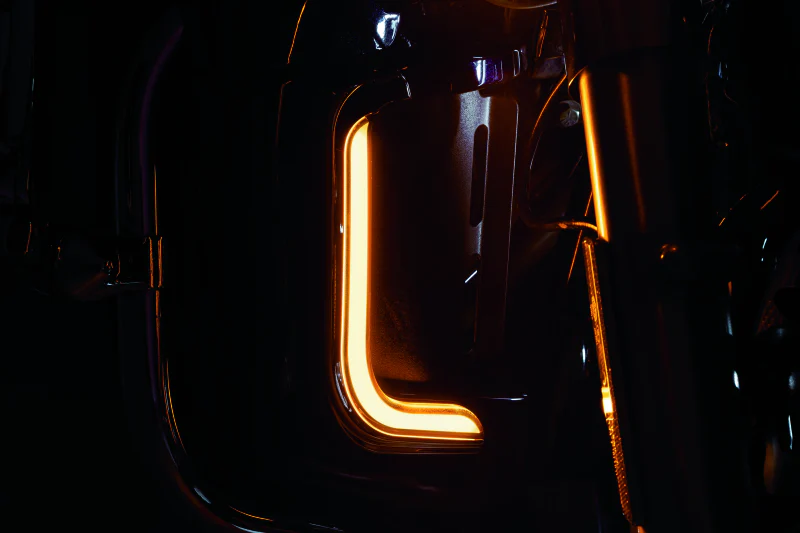 Kuryakyn Tracer LED Fairing Lower Accents Chrome - Image 4