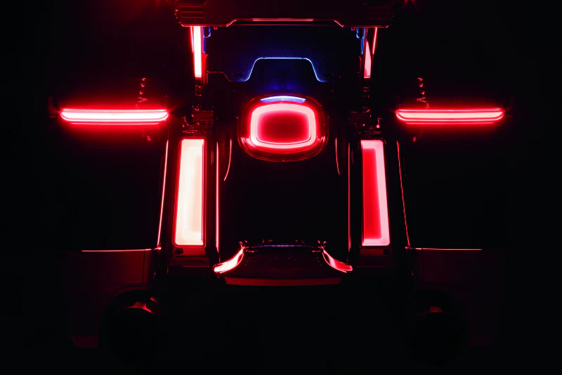 Kuryakyn Tracer LED Taillight Red Lens With License Light - Image 2