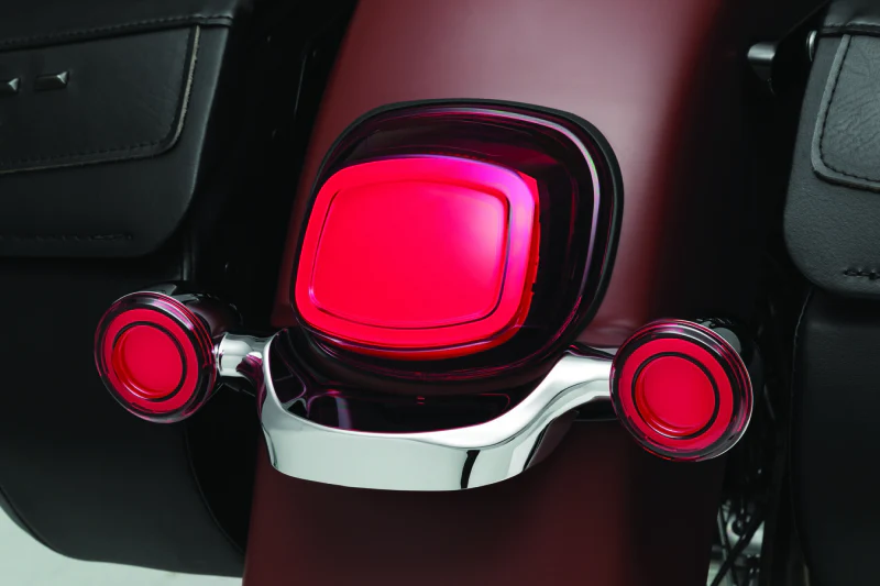 Kuryakyn Tracer LED Taillight Red Lens Without License Light - Image 3