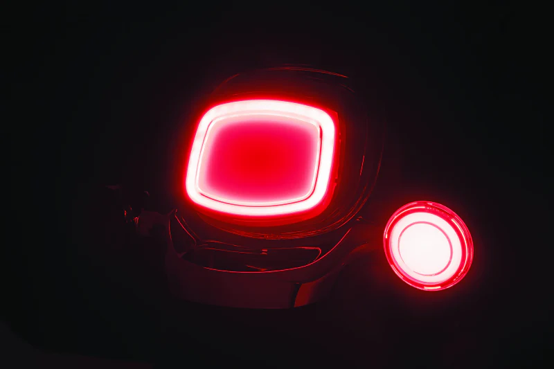 Kuryakyn Tracer LED Taillight Red Lens Without License Light - Image 4