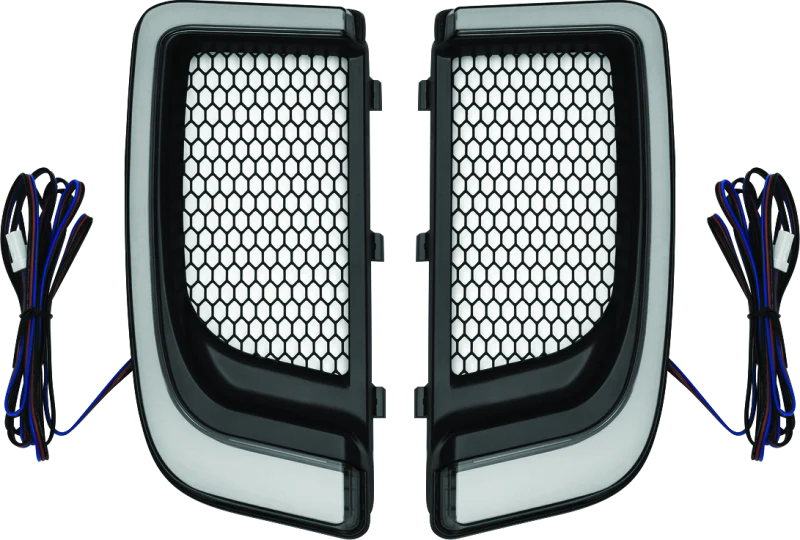 Kuryakyn Tracer Lower Fairing Grill Black