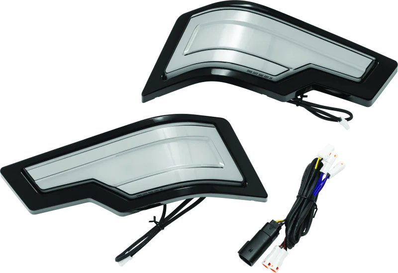 Kuryakyn Tracer Tour Pak Rear Lights Black Smoke Lens