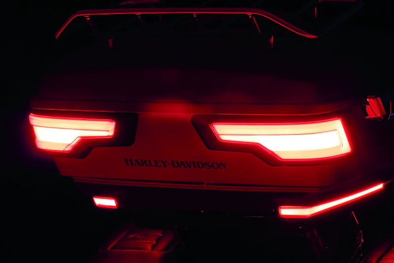Kuryakyn Tracer Tour Pak Rear Lights Black Smoke Lens - Image 2