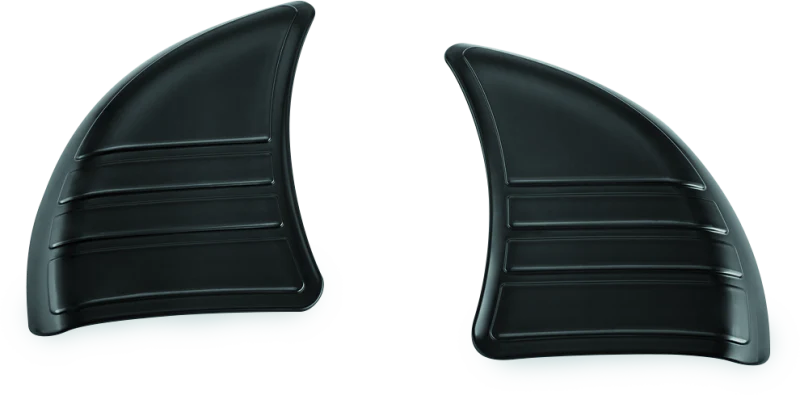 Kuryakyn Tri-Line Inner Fairing Cover Plates Gloss Black