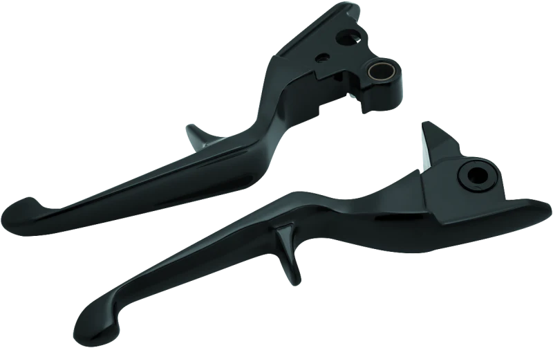 Kuryakyn Trigger Lever Set 08-13 Touring Cable Gloss Black