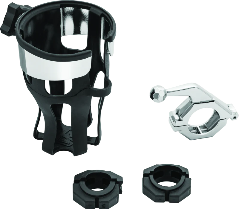Kuryakyn Reflex Drink Holder With Bar Mount Universal Chrome