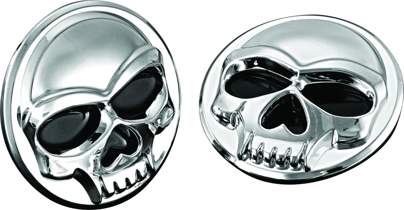 Kuryakyn Universal Zombie Medallions 2in Diameter Chrome