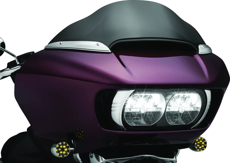 Kuryakyn Windshield Side Trims Chrome - Image 6