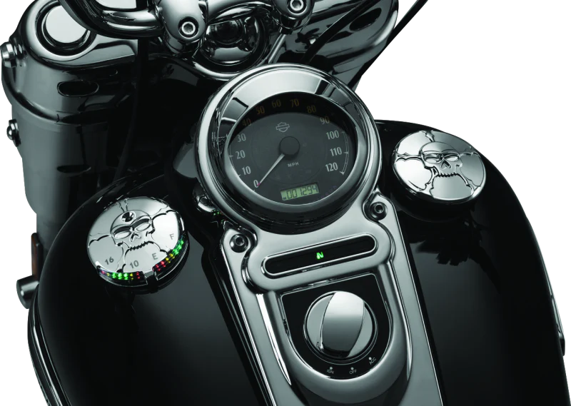 Kuryakyn Zombie Fuel & Battery Gauge Chrome - Image 3