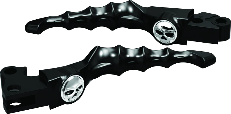 Kuryakyn Zombie Levers 08-13 Touring Cable Gloss Black - Image 3