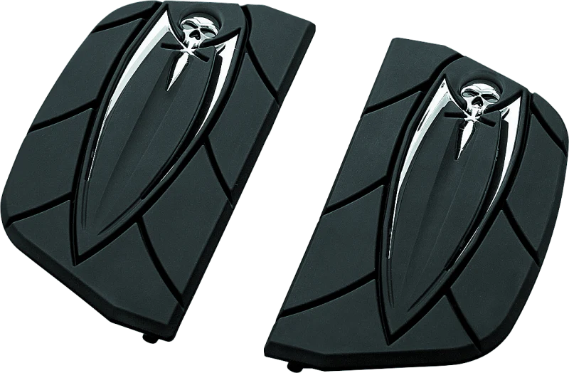 Kuryakyn Zombie Passenger Board Covers Black