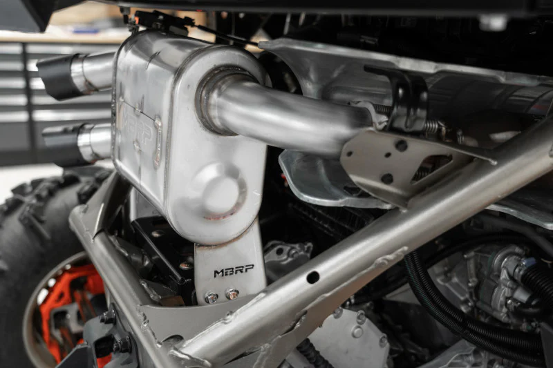 MBRP 17-18 Can-Am Maverick X3 Dual Out Active Exhaust - Image 2