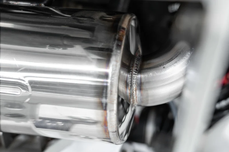 MBRP 2011+ Polaris Sportsman Touring 850 T304 Stainless Single Slip-On Performance Series - Image 3