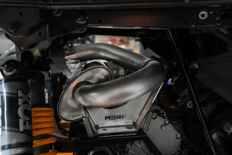 MBRP 21-22 Can-Am Commander 1000R Slip On Exhaust Center Exit - Performance Series - Image 4