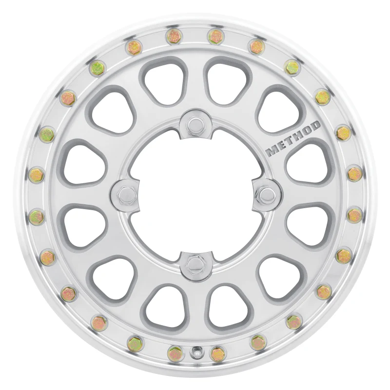 Method MR401-R UTV Beadlock 15x5 / 5+0/43mm Offset / 4x156 / 127mm CB Machined - Raw Wheel - Image 2