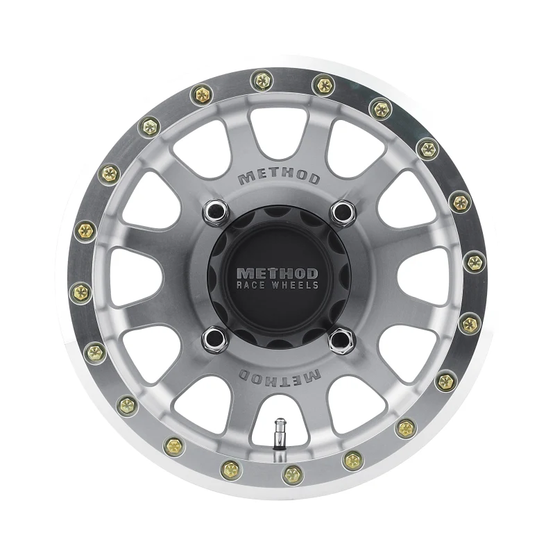Method MR401 UTV Beadlock 15x7 / 4+3/13mm Offset / 4x156 / 132mm CB Machined - Raw Wheel - Image 2