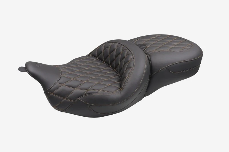 Mustang 08-25 Harley FL Touring Rd King Sp, Rd Glide Ltd, Dble Diamond Super Touring - Black/T