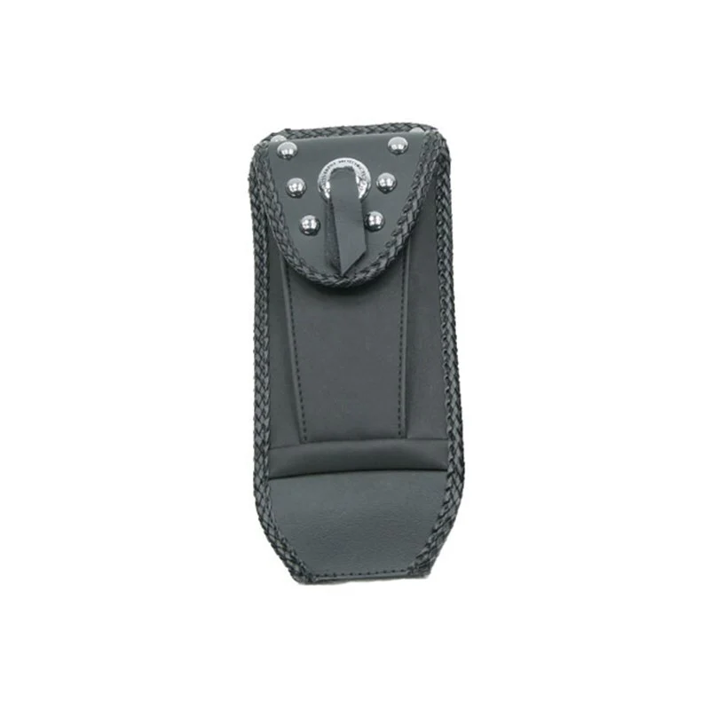 Mustang 65-86 Harley Early FL Touring Tank Bib w/Studs - Black - Image 2