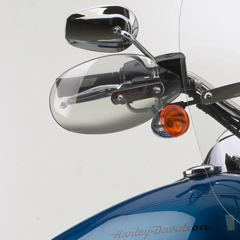 National Cycle 089-09 Harley FXST/96-13 FLHT/FLTR/09-17 FLHR/87-23 FLSCT Hand Deflectors-Lt Tint - Image 3