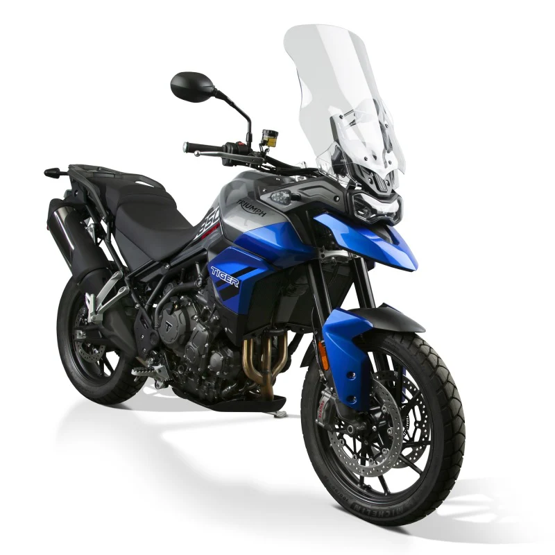 National Cycle 20+ Triumph Tiger 850 Sport/ 900 V Stream Mid/Std. Windshield - Light Tint - Image 4