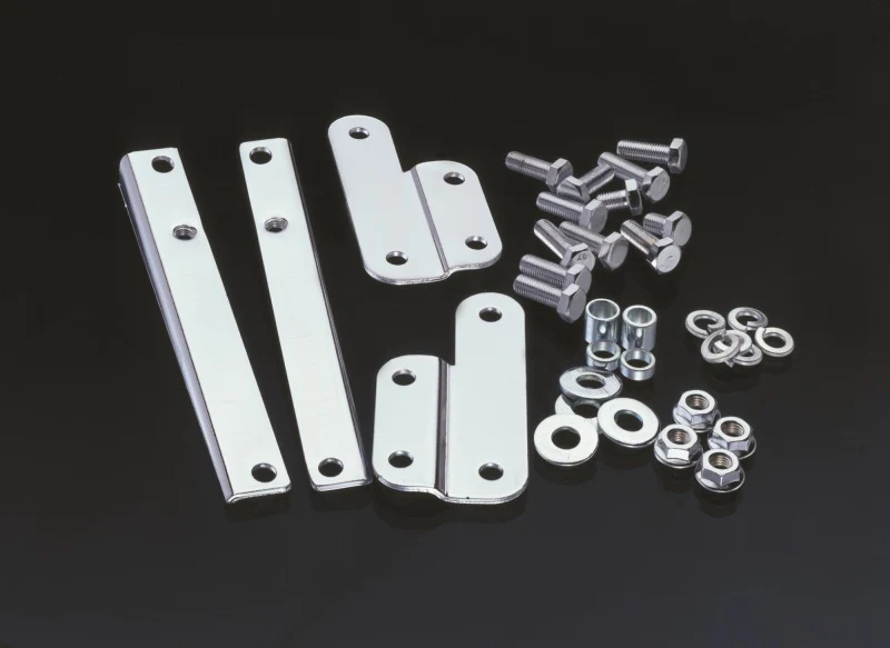 National Cycle 49-93 Harley-Davidson FL Beaded Wide Mount Chrome Kit - Image 2