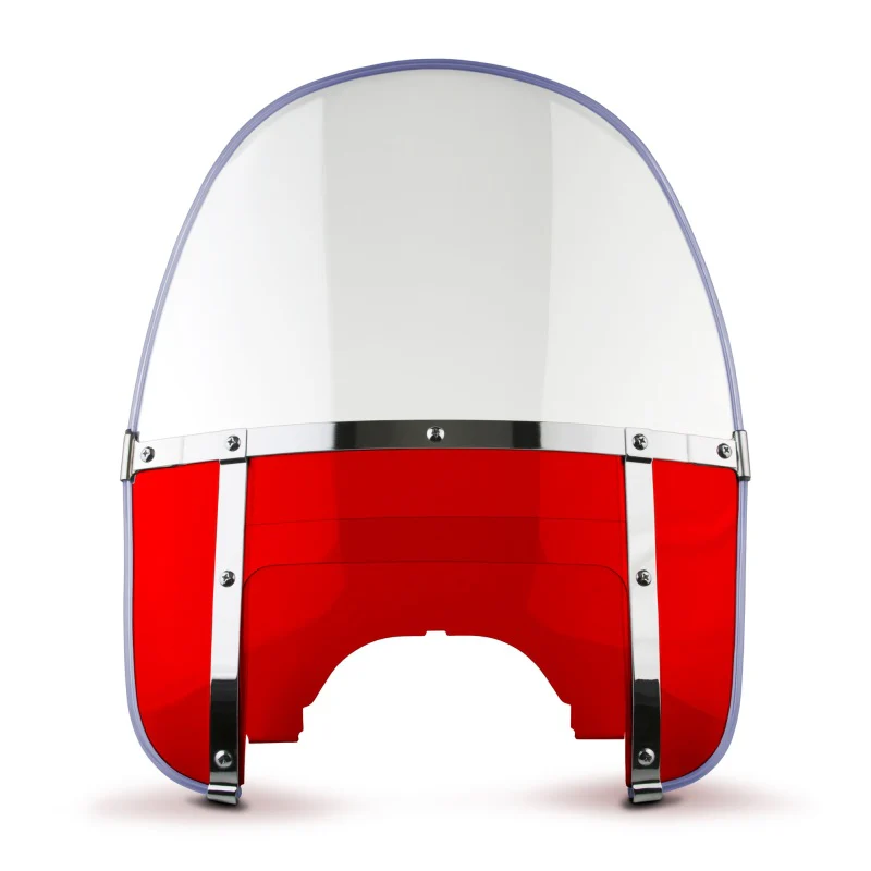 National Cycle 60-93 Harley-Davidson FLH Heavy Duty Beaded Round Bottom-Red