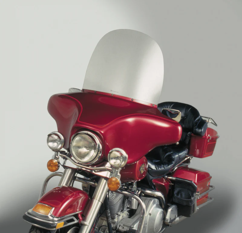 National Cycle 69-85 Harley-Davidson FLH 4/5 Speed w/Fairing OEM Replacement 12 in. Windshield-Clear